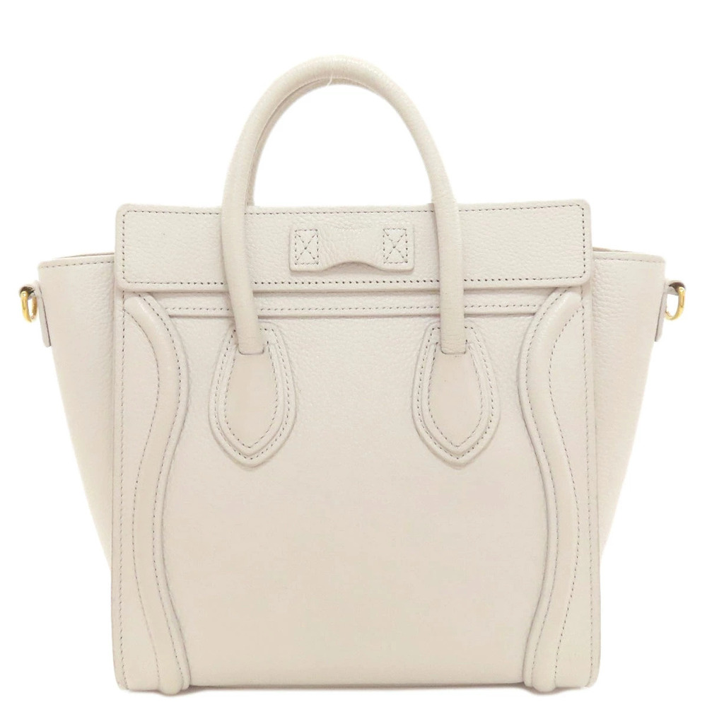 Celine Luggage Calfskin Handbag Black